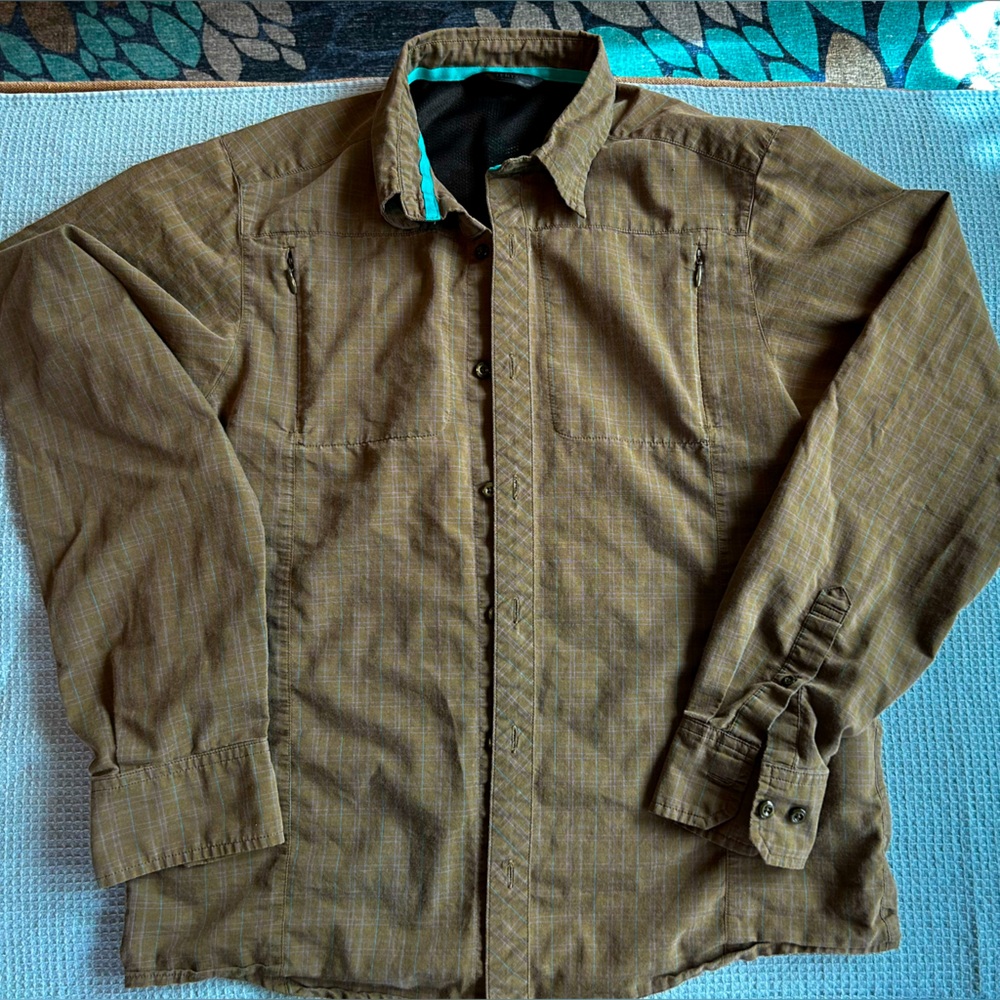 Arc’teryx button down long-sleeve shirt, men’s small